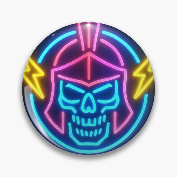 Item preview, Energetic Neon Skull designed and sold by Nataszk00.