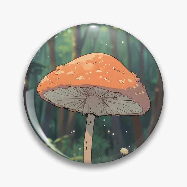 Item preview, Mushroom Forest Serene Nature Scene designed and sold by Ledsor.