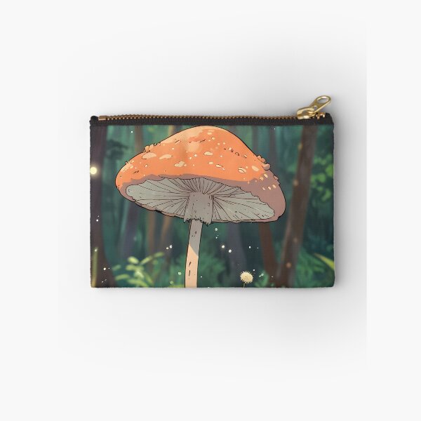 Item preview, Mushroom Forest Serene Nature Scene designed and sold by Ledsor.