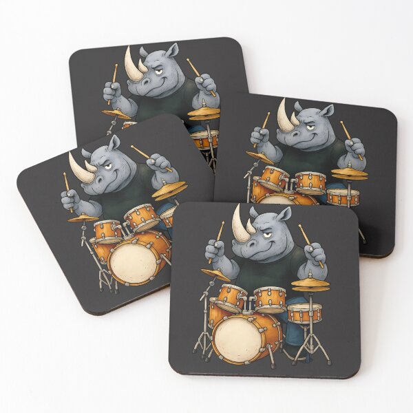 Item preview, Rockstar rhino designed and sold by Tiny-roar-studio.