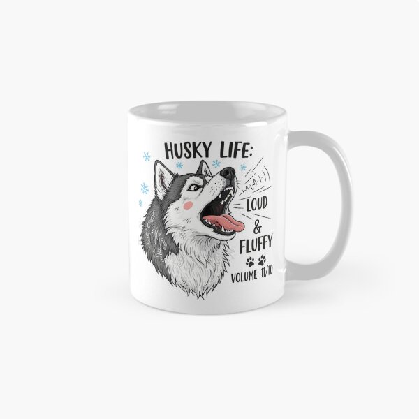 Item preview, Husky Life Loud & Fluffy designed and sold by Amir Faysal.