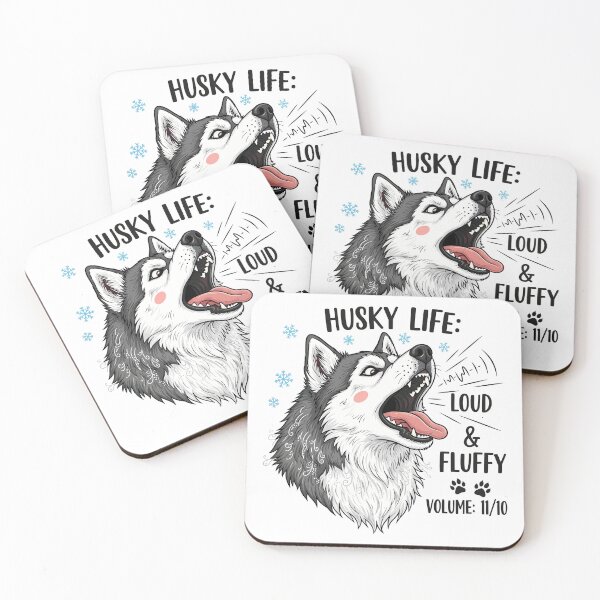 Item preview, Husky Life Loud & Fluffy designed and sold by Amir Faysal.