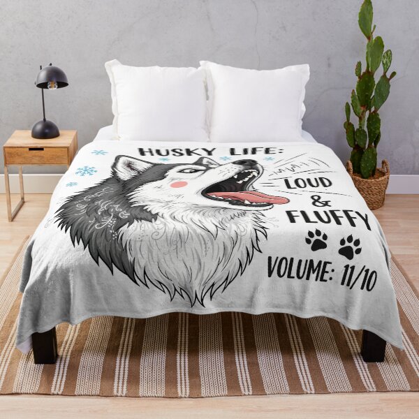 Item preview, Husky Life Loud & Fluffy designed and sold by Amir Faysal.