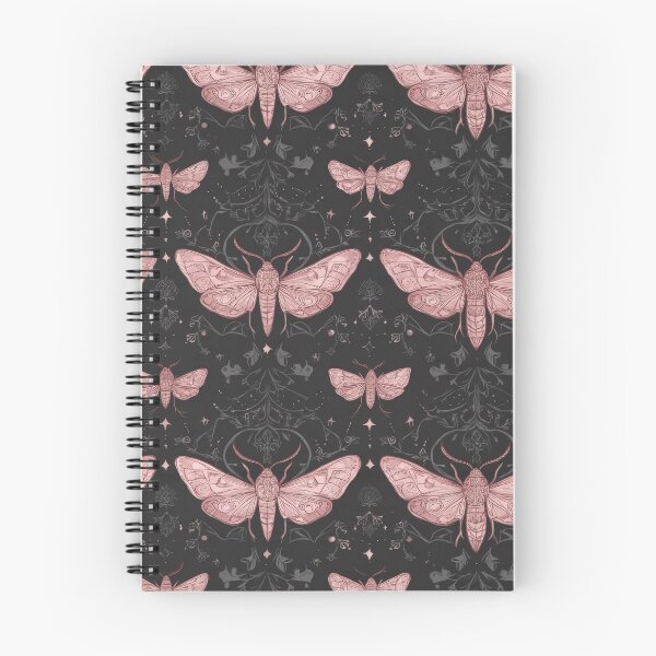 Item preview, Rose Gold Moths and Dark Gothic Ornament Seamless Pattern. designed and sold by RGShirtWorks.