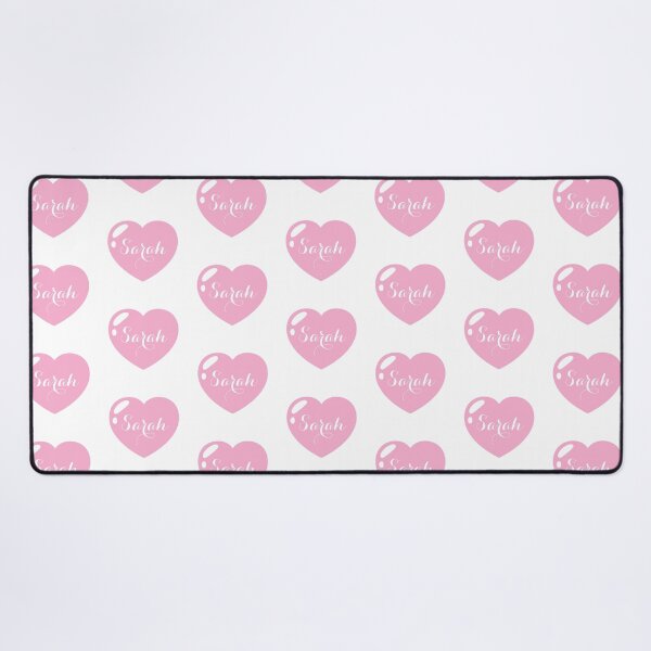 Item preview, Sarah Name with Pink Heart designed and sold by Artbymonika.