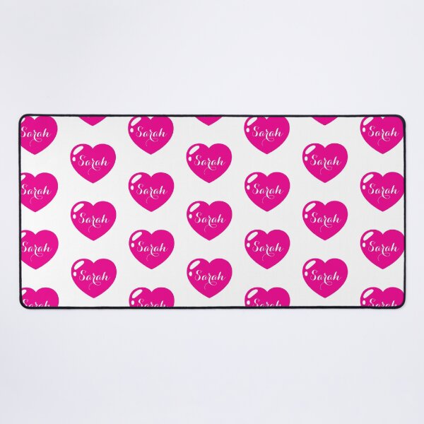 Item preview, Sarah Name with Pink Heart designed and sold by Monika Howarth.