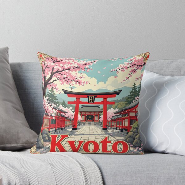 Item preview, Kyoto: Vintage-Style Painterly Travel Poster designed and sold by LSVart.