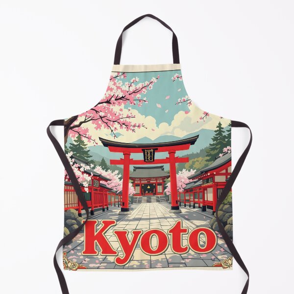Item preview, Kyoto: Vintage-Style Painterly Travel Poster designed and sold by LSVart.