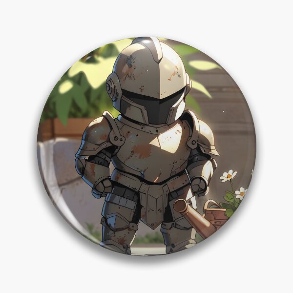 Item preview, Chibi Knight Armor Garden Protector designed and sold by Ledsor.