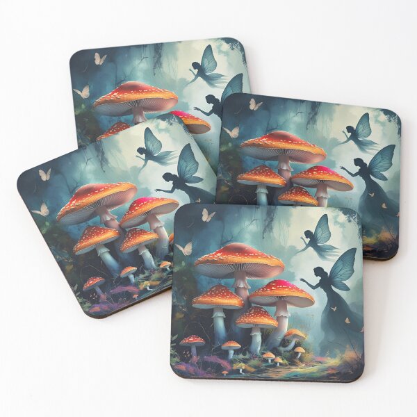 Item preview, Fairies and Mushrooms designed and sold by Shenaniganzz.