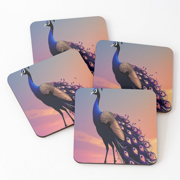 Item preview, Majestic Peacock Silhouette with Mehndi Patterns designed and sold by Max Store.