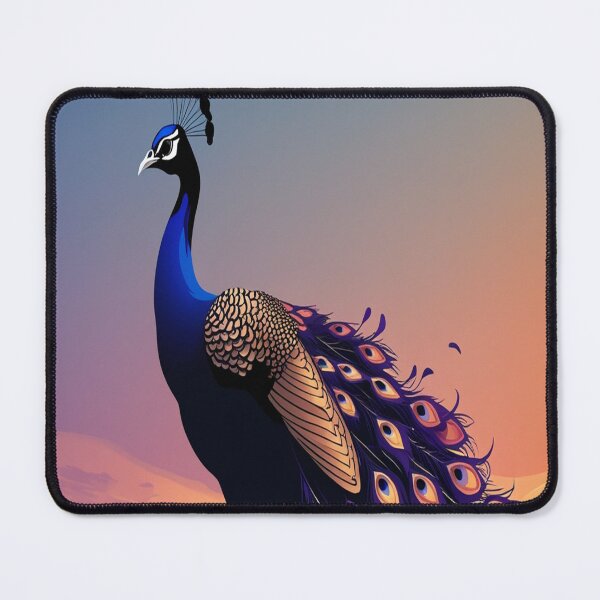 Item preview, Majestic Peacock Silhouette with Mehndi Patterns designed and sold by Max Store.