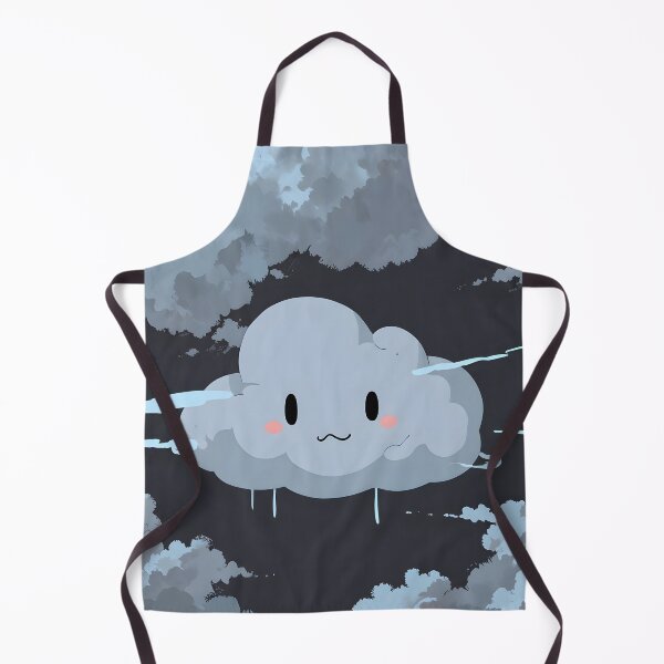 Item preview, Happy Chibi Grey Cloud Sky designed and sold by Ledsor.
