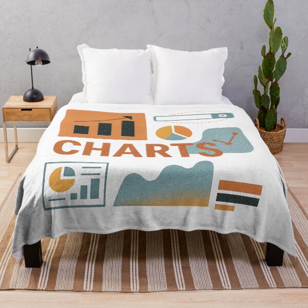 Item preview, Retro Data Charts Illustration designed and sold by Nuvijo.