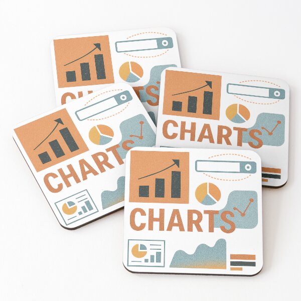 Item preview, Retro Data Charts Illustration designed and sold by Nuvijo.