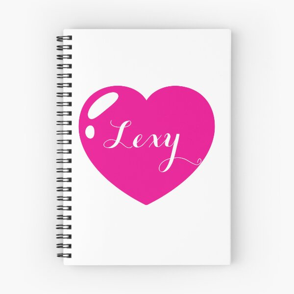 Item preview, Lexy Name with Pink Heart  designed and sold by Monika Howarth.