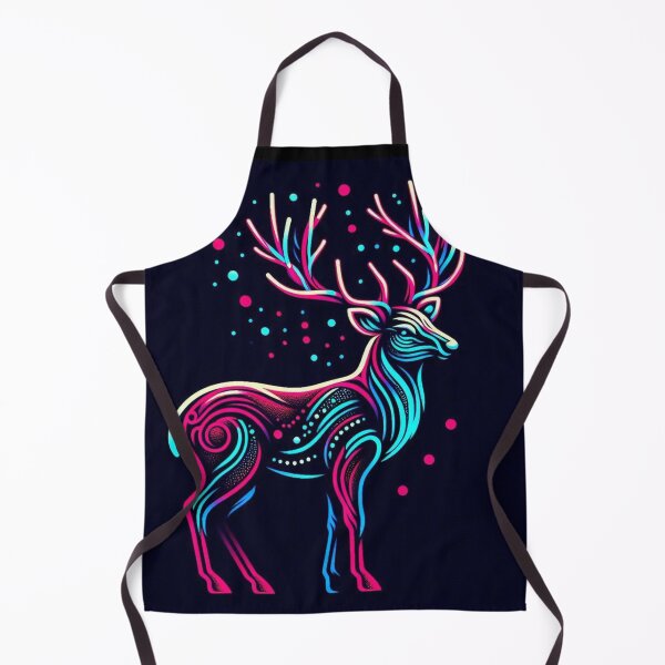 Item preview, Neon style colorful deer designed and sold by Dogandesighn.