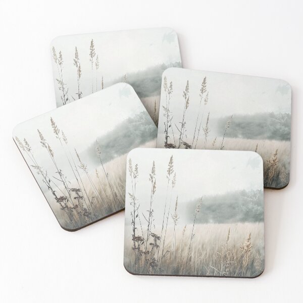 Item preview, Misty Field With Wild Grasses designed and sold by AITuneSphere.