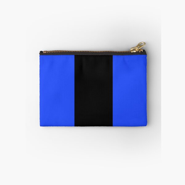 Item preview, Single Racing Stripe (Black - Neon Blue Background) designed and sold by Racing Stripes Only.