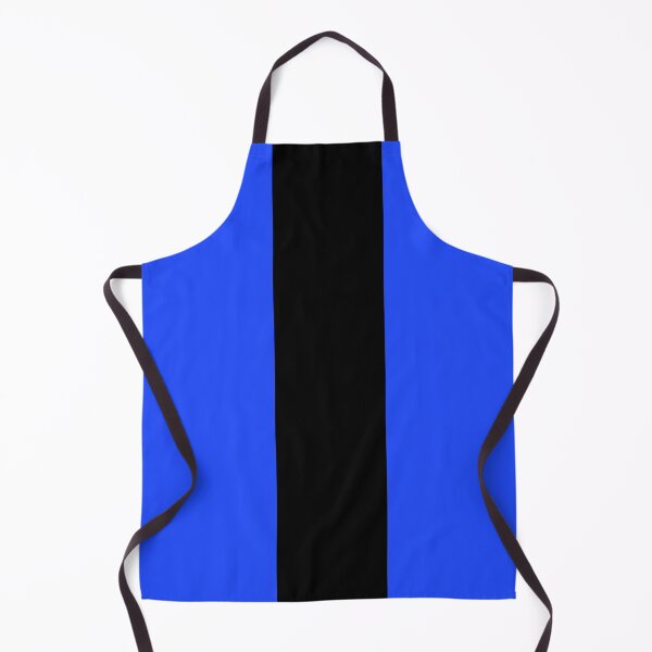 Item preview, Single Racing Stripe (Black - Neon Blue Background) designed and sold by Racing Stripes Only.