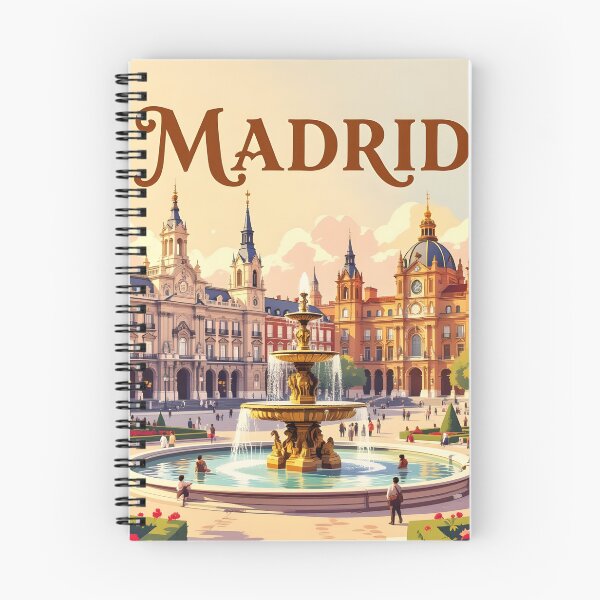 Item preview, Madrid: Vintage-Style Painterly Travel Poster designed and sold by LSVart.