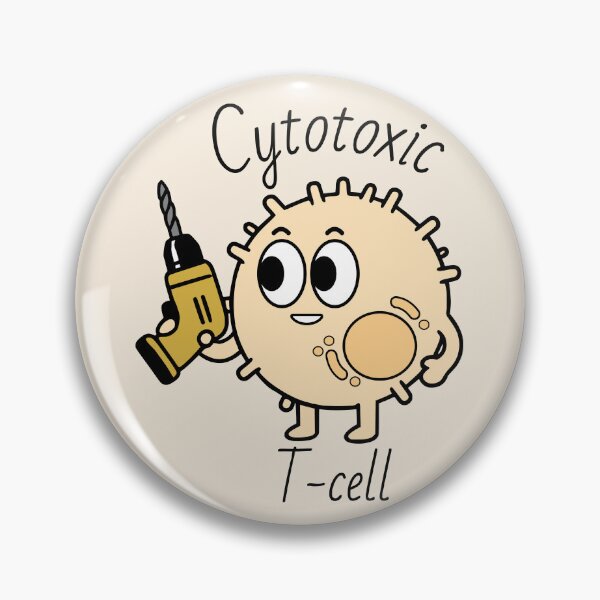 Item preview, Cute Cytotoxic T cell - Immune cells designed and sold by MicroMarket.
