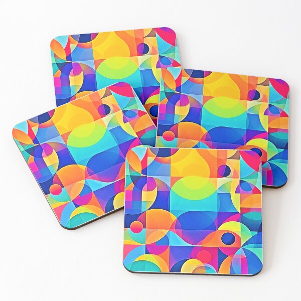 Item preview, Geometric Color Symphony designed and sold by Health And Fitness Posts e-Store.