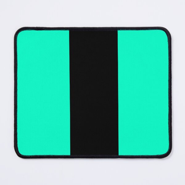 Item preview, Single Racing Stripe (Black - Bright Turquoise Background) designed and sold by Racing Stripes Only.