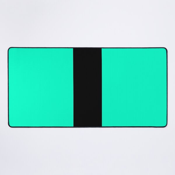 Item preview, Single Racing Stripe (Black - Bright Turquoise Background) designed and sold by Racing Stripes Only.