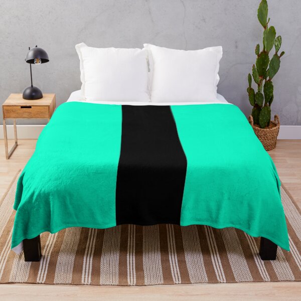Item preview, Single Racing Stripe (Black - Bright Turquoise Background) designed and sold by Racing Stripes Only.