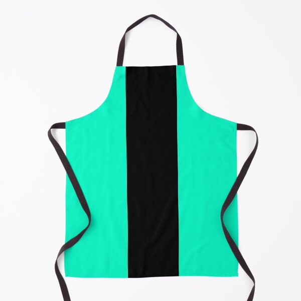 Item preview, Single Racing Stripe (Black - Bright Turquoise Background) designed and sold by Racing Stripes Only.