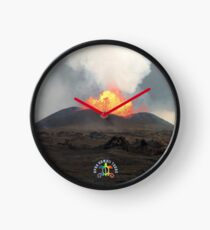 Big Daddy with Apau Hawaii Tours Logo Clock