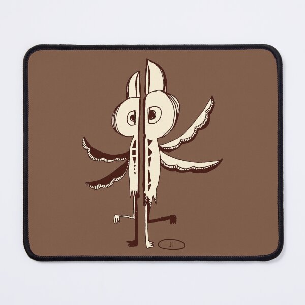 Item preview, Surreal Bird of Divine Fulfillment|Tav ת|Hebrew Letter Art|Earth Tone designed and sold by Aster Atelier.