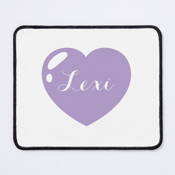 Item preview, Lexi Name with Purple Heart designed and sold by Artbymonika.
