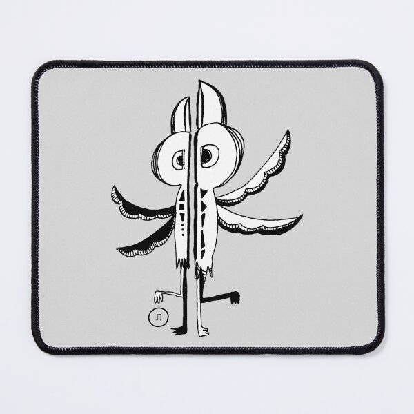 Item preview, Surreal Bird of Divine Fulfillment|Tav ת|Hebrew Letter Art|Black and White Design designed and sold by Aster Atelier.