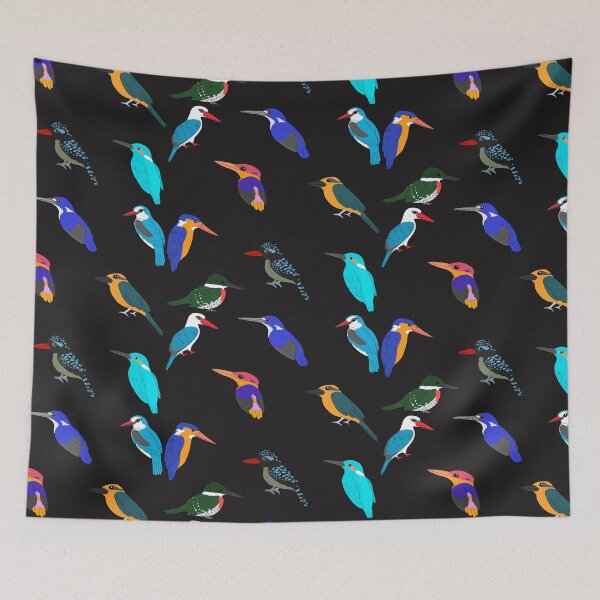 Item preview, Kingfishers designed and sold by Leapingdoe.