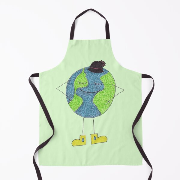Item preview, world with hat designed and sold by Spring Things.