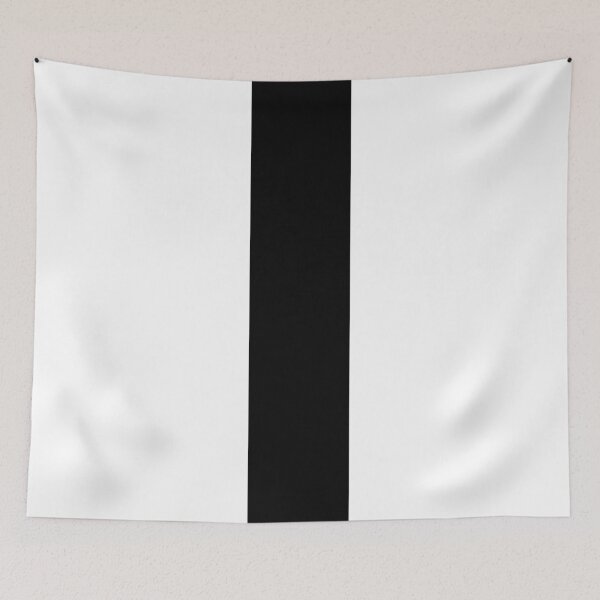 Item preview, Single Racing Stripe (Black - White Background) designed and sold by Racing Stripes Only.