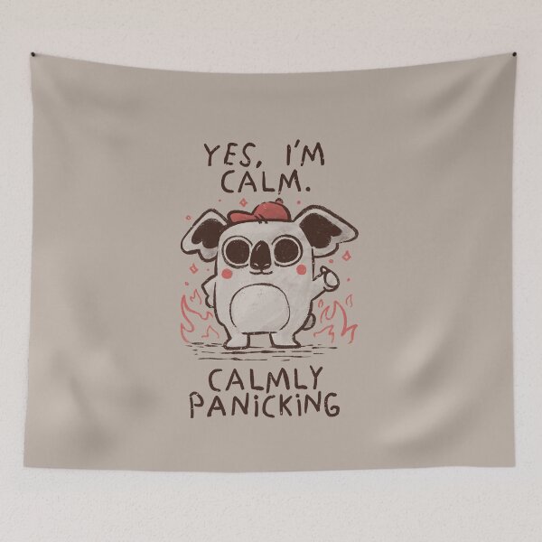 Item preview, Calmly Panicking designed and sold by koalateess.