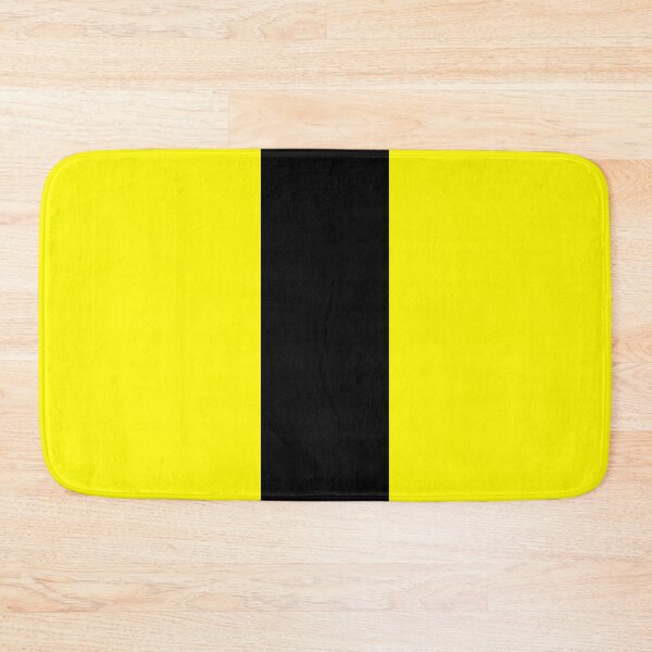 Item preview, Single Racing Stripe (Black - Yellow Background) designed and sold by Racing Stripes Only.