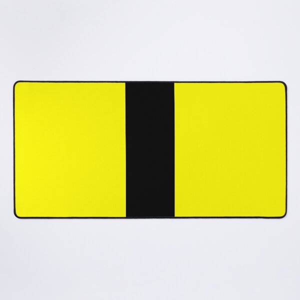 Item preview, Single Racing Stripe (Black - Yellow Background) designed and sold by Racing Stripes Only.