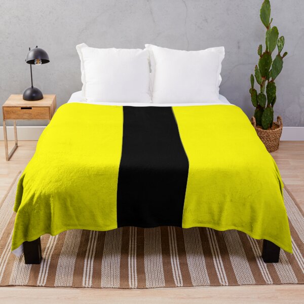 Item preview, Single Racing Stripe (Black - Yellow Background) designed and sold by Racing Stripes Only.