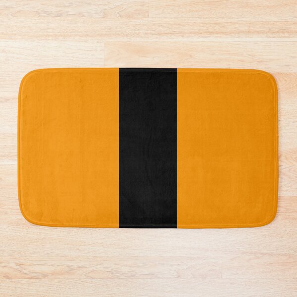 Item preview, Single Racing Stripe (Black - Orange Background) designed and sold by Racing Stripes Only.