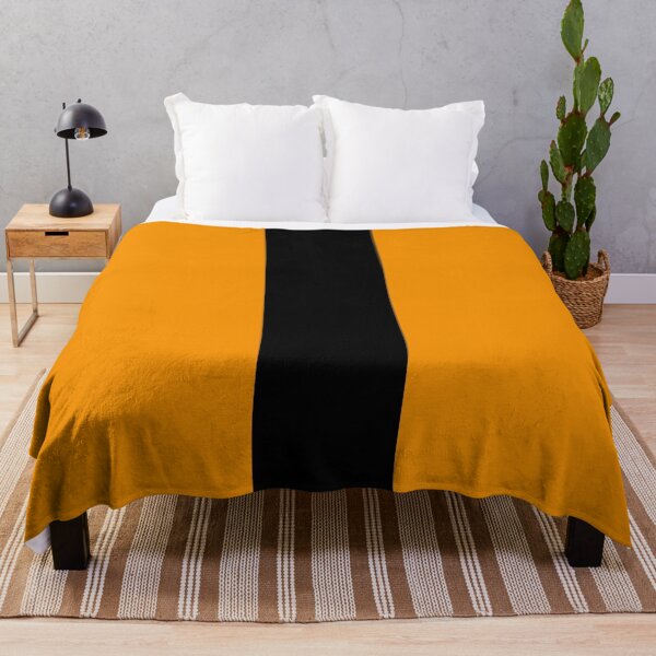 Item preview, Single Racing Stripe (Black - Orange Background) designed and sold by Racing Stripes Only.