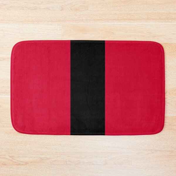 Item preview, Single Racing Stripe (Black - Cherry Red Background) designed and sold by Racing Stripes Only.