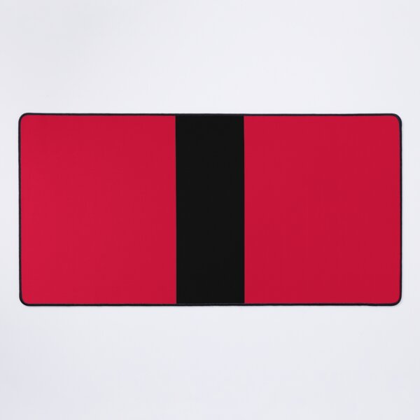 Item preview, Single Racing Stripe (Black - Cherry Red Background) designed and sold by Racing Stripes Only.