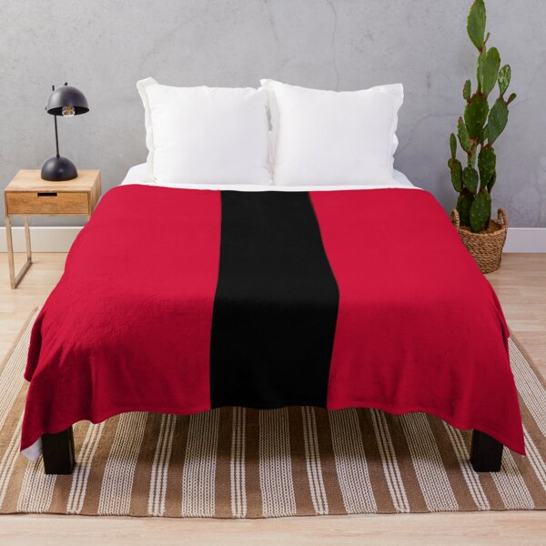 Item preview, Single Racing Stripe (Black - Cherry Red Background) designed and sold by Racing Stripes Only.