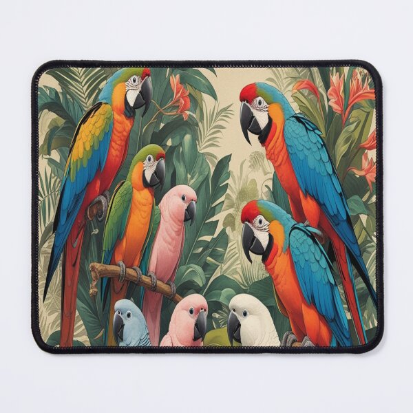 Item preview, Vintage Botanical: Macaws & Lovebirds designed and sold by Max Store.
