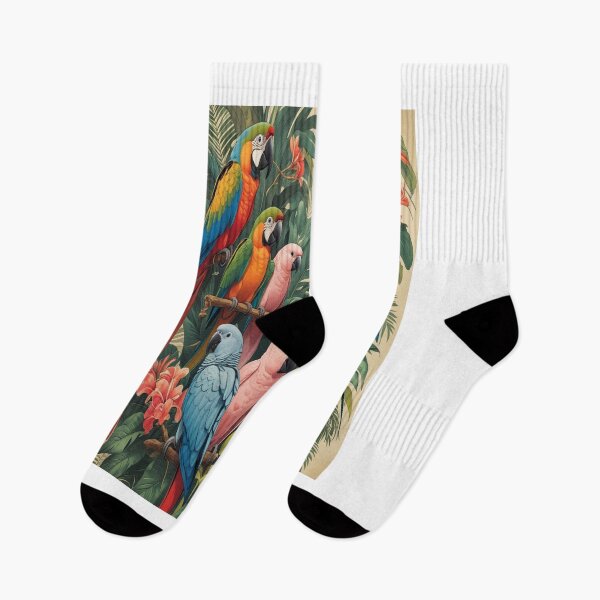 Item preview, Vintage Botanical: Macaws & Lovebirds designed and sold by Max Store.