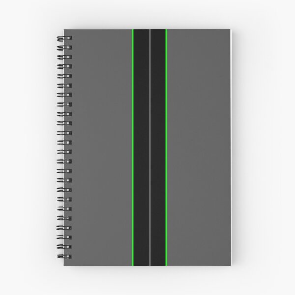 Item preview, Dual Black Stripes With Bright Green Pinstripes designed and sold by Racing Stripes Only.